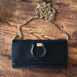 Ferragamo Gancini City Wallet/Cross-Body